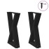 Patas de mesa de centro 2uds acero negro 28x(42-43,3)