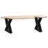 Patas para mesa de centro 2 unidades acero negro