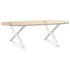 Patas para mesa de centro 2 uds acero blanco 70x(42-43,3)