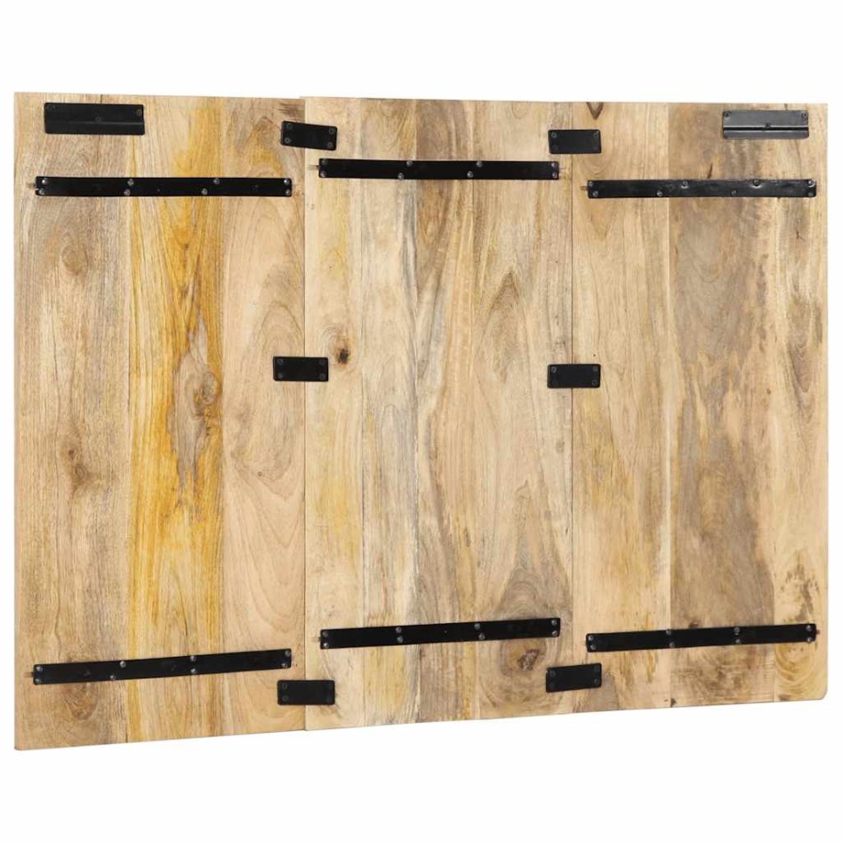 Cabecero de cama 120 cm madera maciza de mango