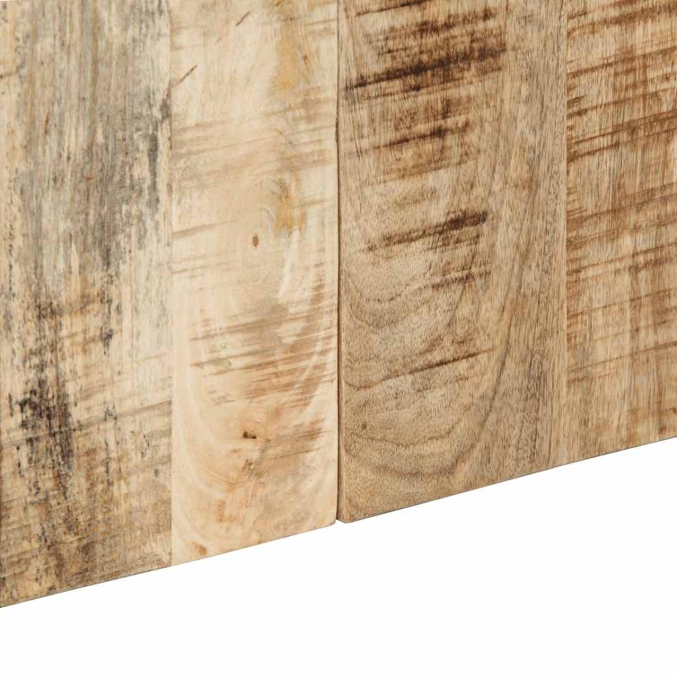 Cabecero de cama 120 cm madera maciza de mango