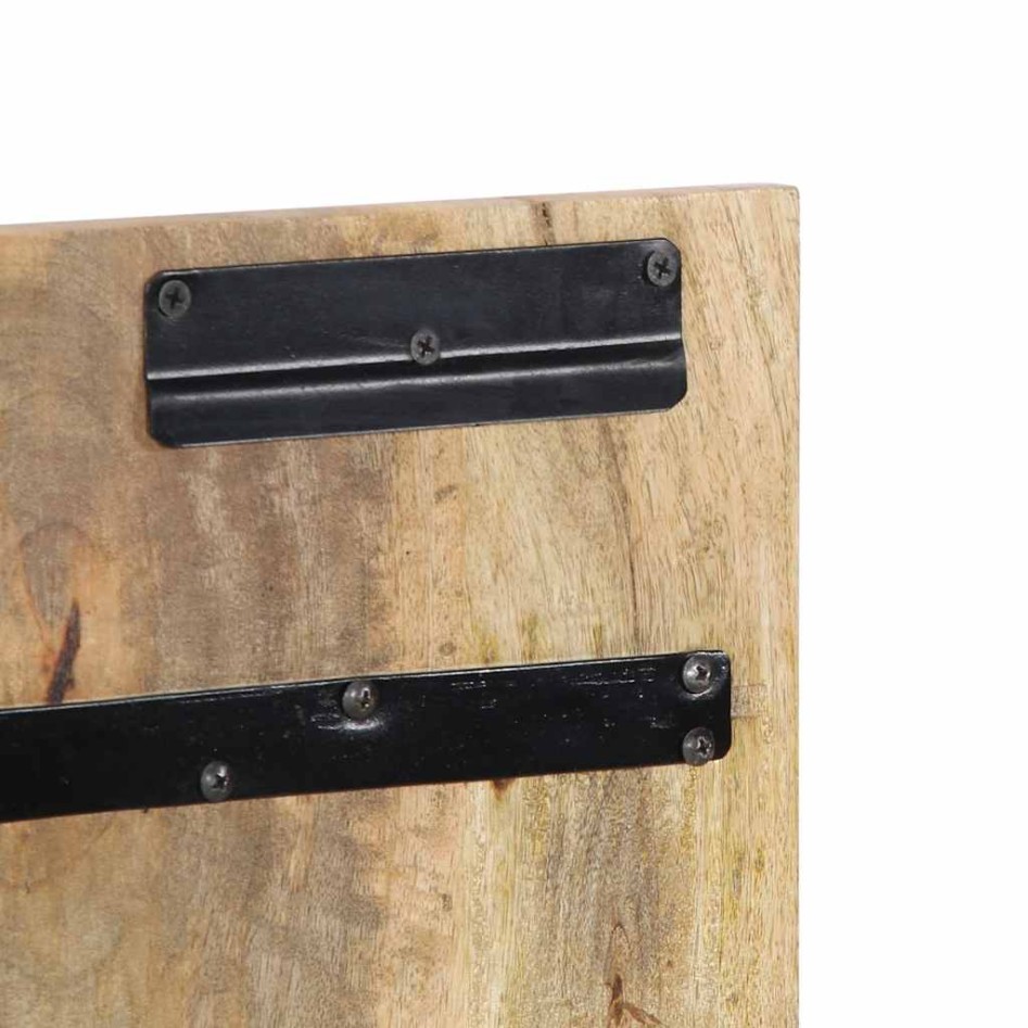 Cabecero de cama 120 cm madera maciza de mango