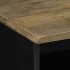 Mueble de TV madera maciza de mango negro 80x33x46