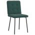 Sillas de comedor 2 unidades terciopelo verde