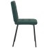 Sillas de comedor 2 unidades terciopelo verde