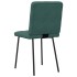 Sillas de comedor 2 unidades terciopelo verde