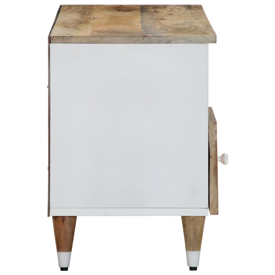 Mueble de TV madera maciza de mango 100x33,5x46