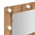 Mueble con espejo y LED roble artesanal 90x31,5x62