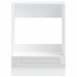 Mueble de horno Kalmar alto brillo blanco madera