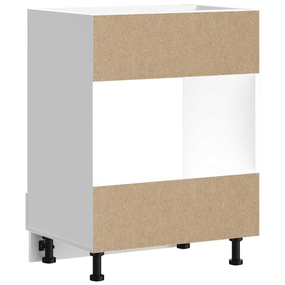 Mueble de horno Kalmar alto brillo blanco madera