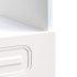 Mueble de horno Kalmar alto brillo blanco madera