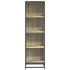 Estantería madera contrachapada color roble 40x35x139