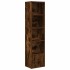Estantería madera de ingeniería roble ahumado 31x24x127