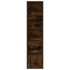 Estantería madera de ingeniería roble ahumado 31x24x127