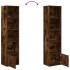 Estantería madera de ingeniería roble ahumado 31x24x127