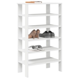 Mueble zapatero madera contrachapada blanco 61x32x105
