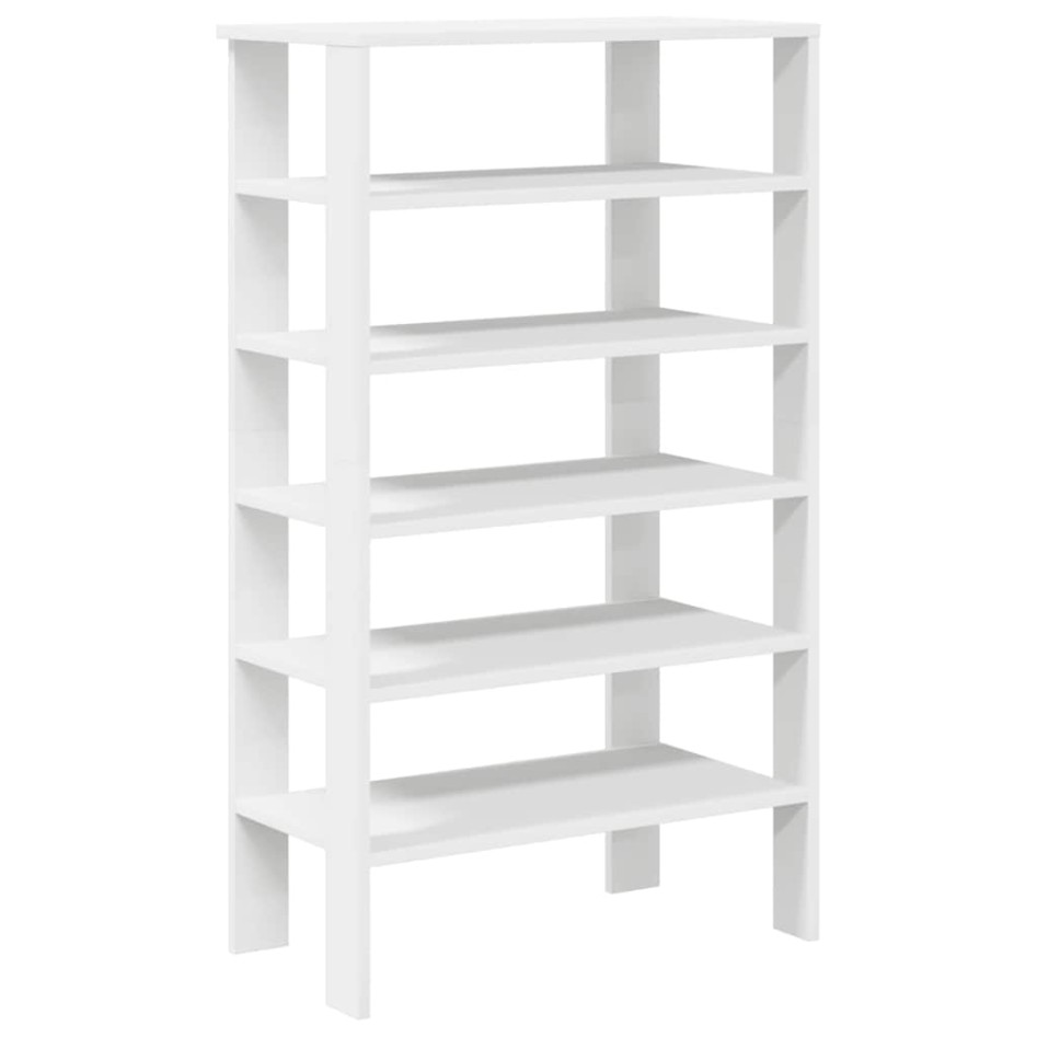 Mueble zapatero madera contrachapada blanco 61x32x105