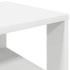 Mueble zapatero madera contrachapada blanco 61x32x105