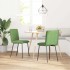 Sillas de comedor 2 unidades terciopelo verde