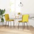 Sillas de comedor 2 unidades terciopelo