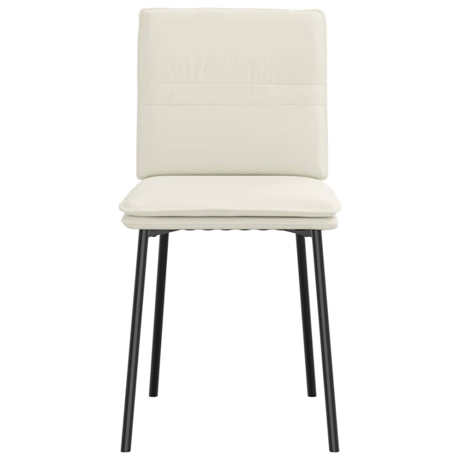 Sillas de comedor 2 unidades terciopelo