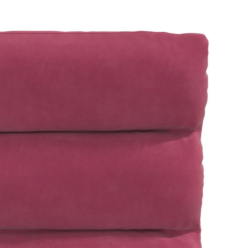 Sillas de comedor 2 unidades terciopelo rojo