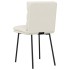 Sillas de comedor 2 unidades terciopelo