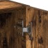 Armario lavadora madera ingeniería roble ahumado 64x24x190