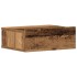 Mesitas de noche flotantes 2 uds madera vieja 40x32x15