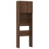 Armario de lavadora madera ingeniería roble marrón 64x24x190