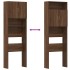 Armario de lavadora madera ingeniería roble marrón 64x24x190