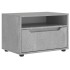 Mueble TV VISNES gris hormigón 60x40x38 cm madera