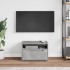 Mueble TV VISNES gris hormigón 60x40x38 cm madera