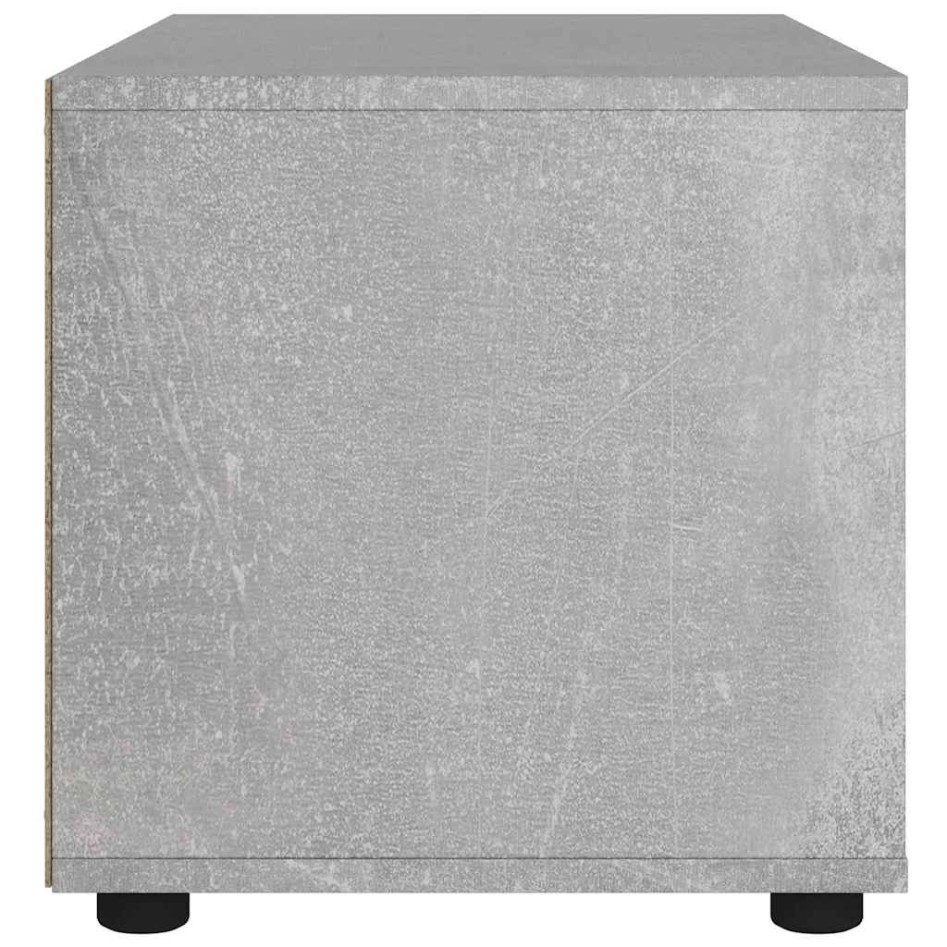 Mueble TV VISNES gris hormigón 60x40x38 cm madera