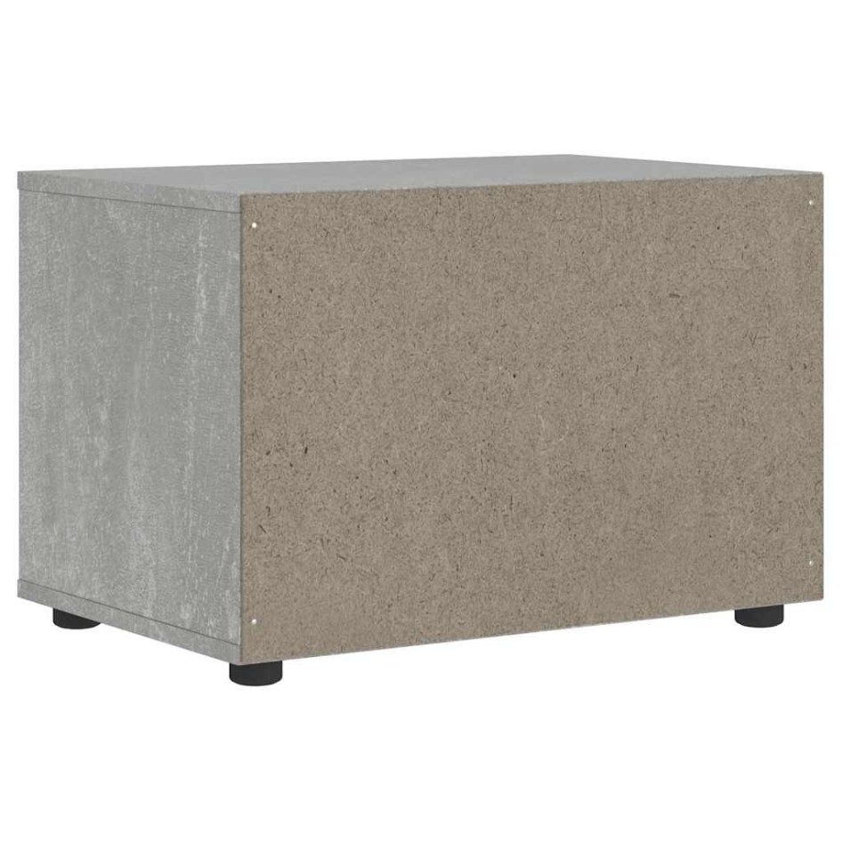 Mueble TV VISNES gris hormigón 60x40x38 cm madera
