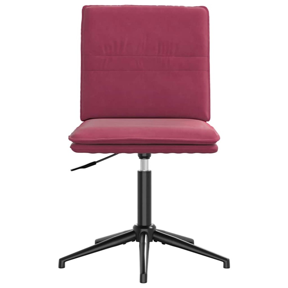 Silla de comedor terciopelo rojo