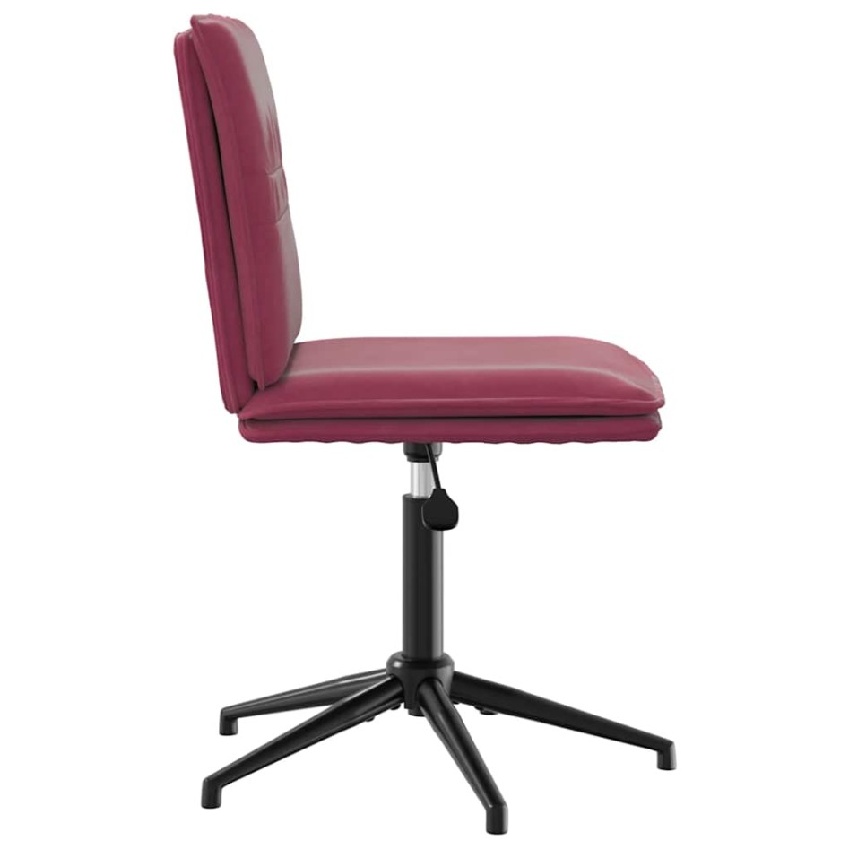 Silla de comedor terciopelo rojo