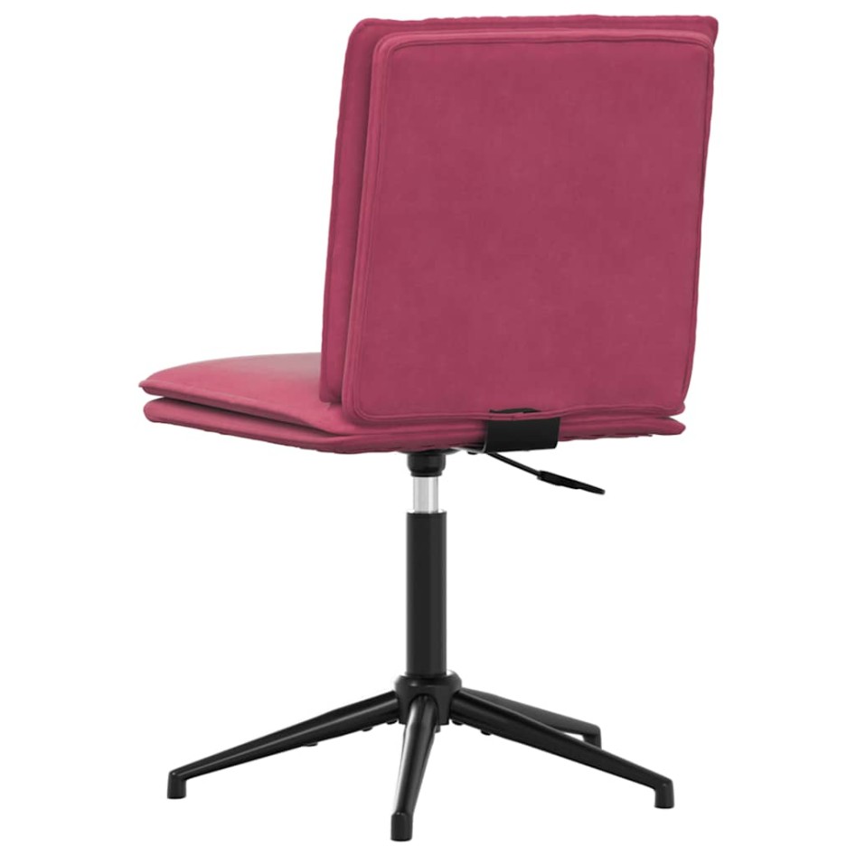 Silla de comedor terciopelo rojo