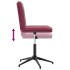 Silla de comedor terciopelo rojo