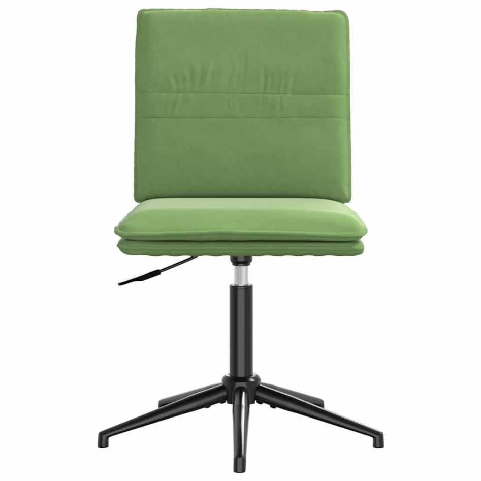 Silla de comedor de terciopelo verde