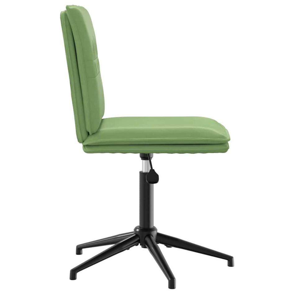 Silla de comedor de terciopelo verde