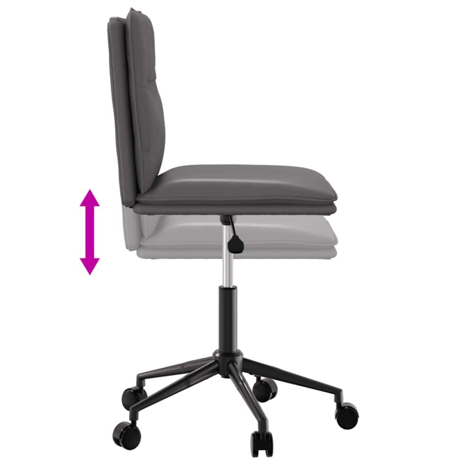 Silla de comedor de cuero sintético