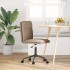 Silla de comedor capuchino cuero