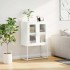Aparador de acero blanco 68x39x107
