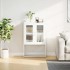 Aparador de acero blanco 68x39x107