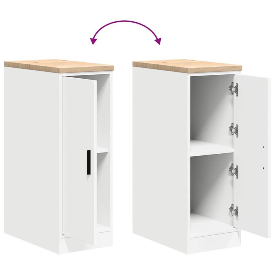 Armario de almacenamiento para garaje blanco 30x51x85