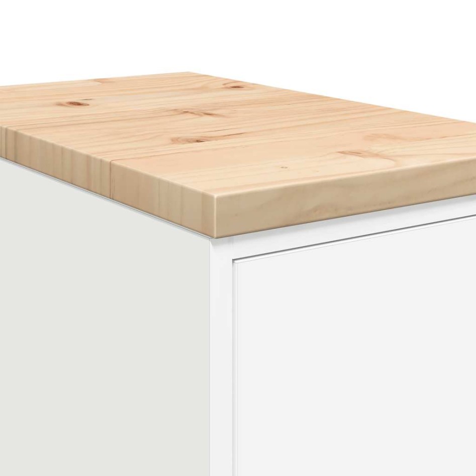 Armario de almacenamiento para garaje blanco 30x51x85