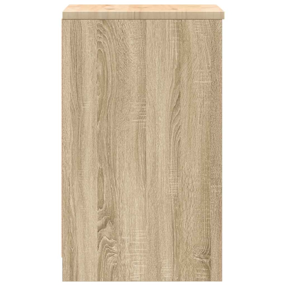 Armario de almacenamiento para garaje Roble Sonoma 40x51x85