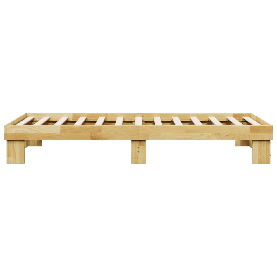 Estructura de cama sin colchón 90x200 cm madera maciza