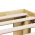 Estructura de cama sin colchón 90x190 cm madera maciza